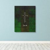 John 14:6 Bijbelverse Inspirerend prijsopgave voor Canvas Afdruk (Insitu (Houten vloer))
