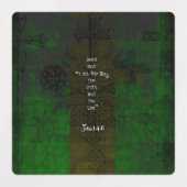 John 14:6 Bijbelverse Inspirerend prijsopgave voor Labels (Design 1)