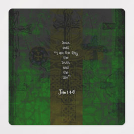 John 14:6 Bijbelverse Inspirerend prijsopgave voor Labels