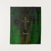 John 14:6 Bijbelverse Inspirerend prijsopgave voor Wandkleed (Voorkant)