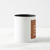 John 14:6 Brick Wall Ringer Coffee Mok (Midden)