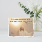John 14:6 briefkaart (Staand voorkant)