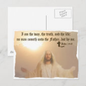 John 14:6 briefkaart (Voorkant / Achterkant)