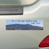 John 14:6 bumpersticker (Op auto)