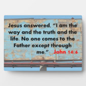 John 14:6 fotoplaat (voorkant)