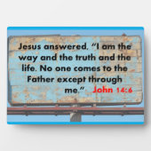 John 14:6 fotoplaat (voorkant)
