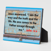 John 14:6 fotoplaat (Zijkant)