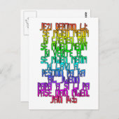 John 14:6 Haïtiaanse Creole Briefkaart (Voorkant / Achterkant)