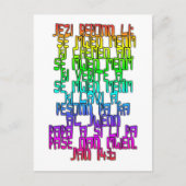 John 14:6 Haïtiaanse Creole Briefkaart (Voorkant)