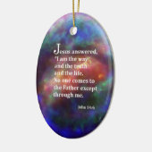 John 14:6 keramisch ornament (Links)