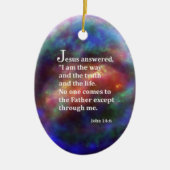 John 14:6 keramisch ornament (Voorkant)
