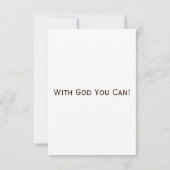 John 14:6 KJV Bijbel verse Pic Flat Wenskaart Kaart (Achterkant)