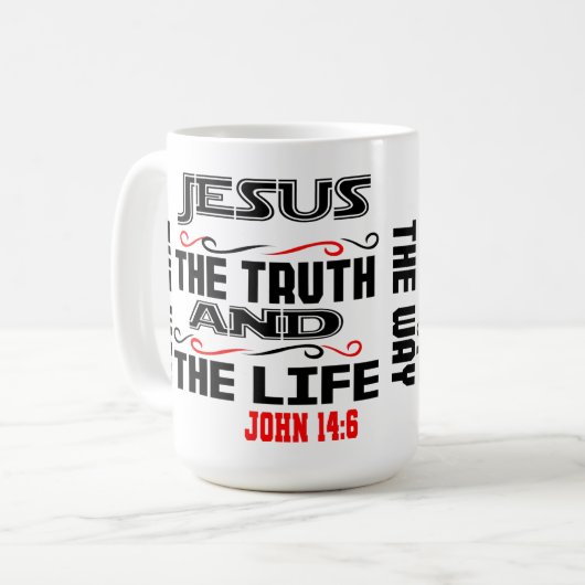 John 14:6 koffiemok (Voorkant links)