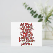 John 14:6 Maori Briefkaart (Staand voorkant)