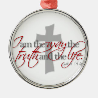 John 14:6 metalen ornament