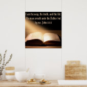John 14:6 muur 24+24 muurPoster Poster (Keuken)