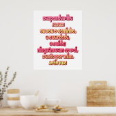 John 14:6 Portugees Poster (Keuken)