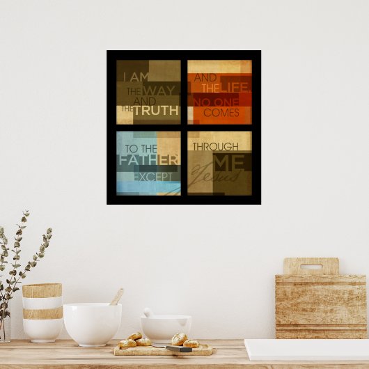 John 14:6 poster (Keuken)