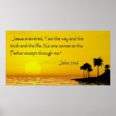 John 14 : 6 poster (Voorkant)