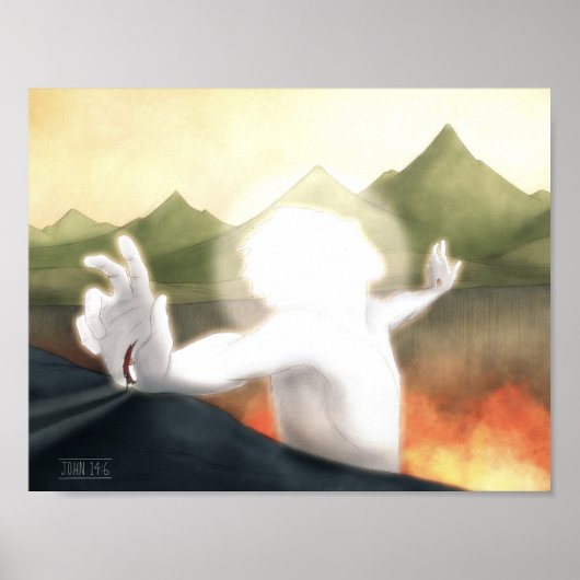 John 14:6 poster (Voorkant)