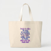 John 14:6 Spaans Grote Tote Bag (Voorkant)