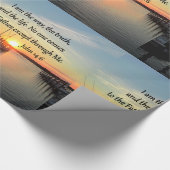 JOHN 14:6 SUNSET FOTO-ONTWERP CADEAUPAPIER (Hoek)