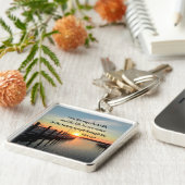 JOHN 14:6 SUNSET FOTO-ONTWERP SLEUTELHANGER (Zijkant)