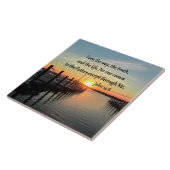 JOHN 14:6 SUNSET FOTO-ONTWERP TEGELTJE (Zijkant)