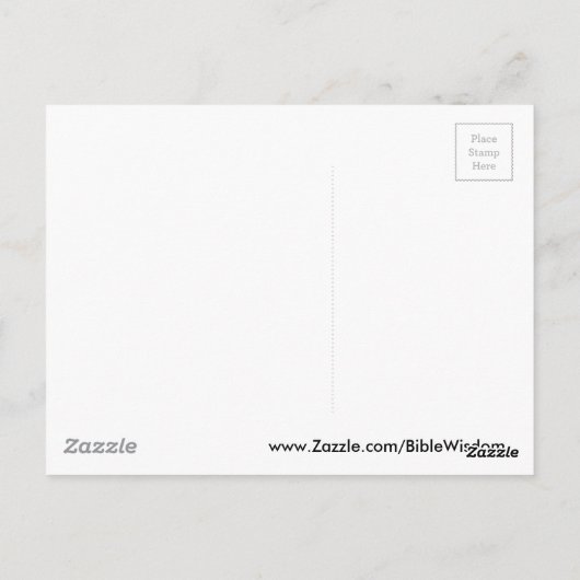 John 14:8 briefkaart (Achterkant)