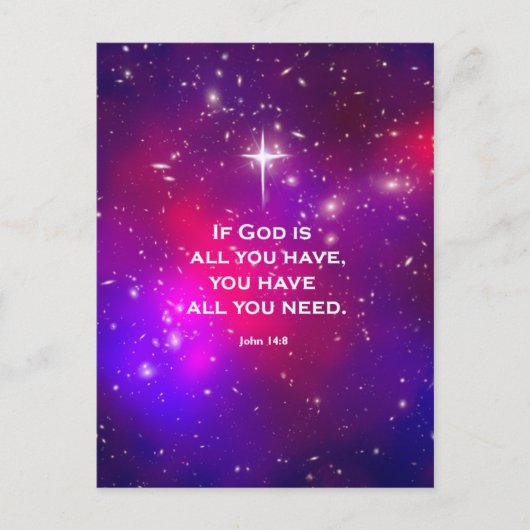 John 14:8 briefkaart (Voorkant)