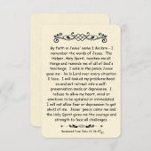 John 14 de kaart van de Nota van de Manuscript  ac (Voorkant / Achterkant)