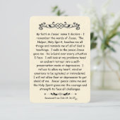 John 14 de kaart van de Nota van de Manuscript  ac (Staand voorkant)