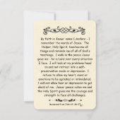 John 14 de kaart van de Nota van de Manuscript  ac (Voorkant)