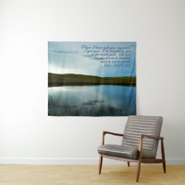 John 14 Inspirerend van de Manuscript van de Vrede Wandkleed