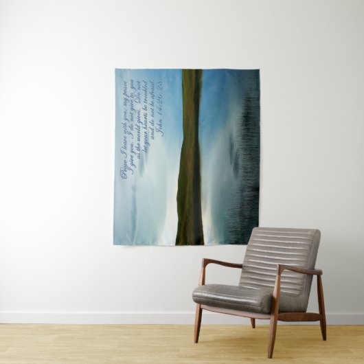 John 14 Inspirerend van de Manuscript van de Vrede Wandkleed (In situ)