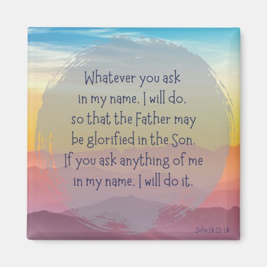 John 14 Magneet (Voorkant)