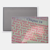 John 14 magneet (Voorkant / Achterkant)