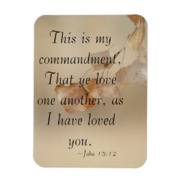 John 15:12 houdt van elkaar magneet