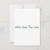 John 15:16 KJV Bijbel Wenskaart van de Manuscript Kaart (Achterkant)