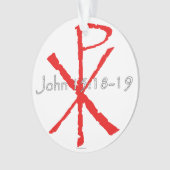 John 15:18-19 ornament (voorkant)