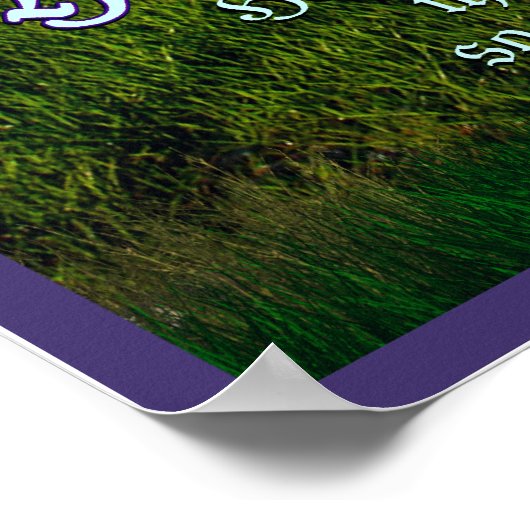 John 15: 5-8 de Manuscript van de Druivenwijn van  Poster (Hoek)