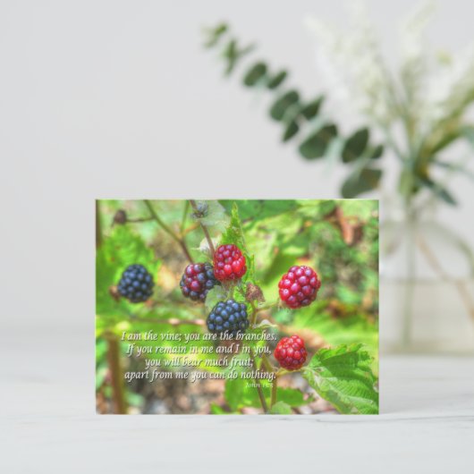 John 15:5 briefkaart (Staand voorkant)