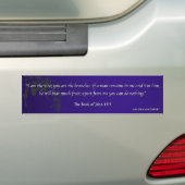 John 15:5 bumpersticker (Op auto)