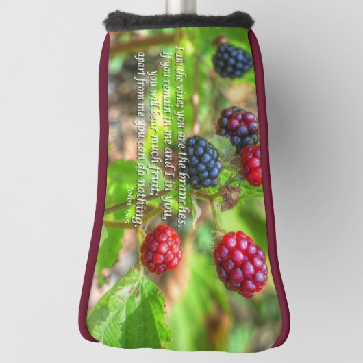 John 15:5 golfheadcover (Draai 90)