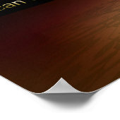 John 15:5 Ik ben de wijnstok. Golden Tree. Poster (Hoek)