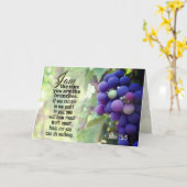 John 15:5 Ik ben de zegen U bent de Bijbel. Kaart (Gele Bloem)