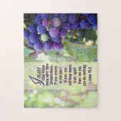 John 15:5 Ik ben de zegen U bent de Bijbel. Legpuzzel (Verticaal)