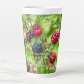 John 15:5 latte mok (Voorkant)