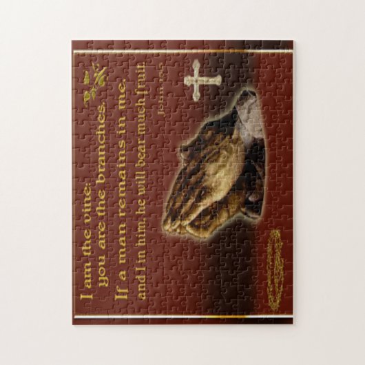 John 15:5 legpuzzel (Verticaal)