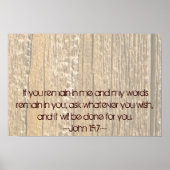 John 15:7 poster (Voorkant)